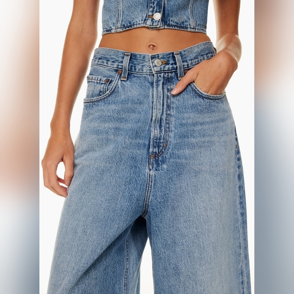 AGOLDE Valeria Jean in Temor - Picture 5 of 7